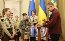 Фото 5: Пластуни передали громаді Львова Вифлеємський вогонь миру