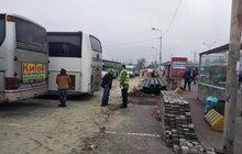 Фото 10: Реконструкція пл. Двірцевої: розпочалися роботи із заміни колектора на території біля автовокзалу