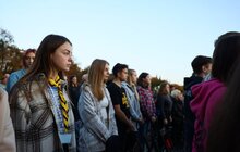 Фото 8: На Меморіалі Героїв Небесної Сотні у Львові співали стрілецькі та повстанські пісні