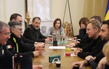Фото 9: Делегація з Італії привезла до Львова вітання від Папи та гуманітарну допомогу
