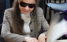 Фото 1: У Львові серед незрячих пройшов конкурс на швидкісне читання шрифтом Брайля
