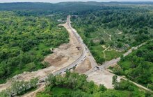 Фото 1: Реконструкція вул. Миколайчука: до кінця серпня облаштують нову дорогу