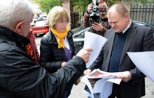 Фото 1: Купол пам’ятки архітектури – давньоєврейського шпиталю на вул. Раппопорта, 8, завершують реставрувати