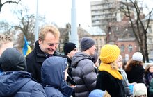 Фото 19: А. Садовий: «Я хочу подякувати всім небайдужим львів’янам, які сьогодні прийшли на ланцюг»
