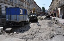 Фото 19: На вул Куліша триває ремонт