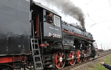 Фото 7: Сьогодні у парк «Знесіння» їздив раритетний поїзд