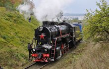 Фото 9: Сьогодні у парк «Знесіння» їздив раритетний поїзд
