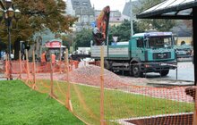 Фото 6: Розпочалися підготовчі роботи з ремонту алеї на пр. Свободи