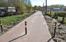 Фото 17: Роботи з будівництва велодоріжки на Рясному виконано на 70%