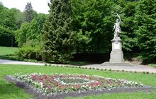 Фото 1: У Стрийському парку з’явилась клумба на воді