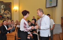 Фото 13: Урочисті збори з нагоди Дня прапора та Дня Незалежності України 