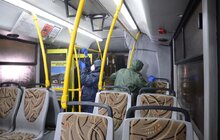 Фото 20: Комунальне АТП № 1 дезінфікує всі автобуси, які виходять на маршрути