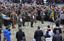 Фото 16: Львів попрощався з трьома військовими, які загинули в зоні АТО
