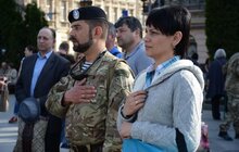 Фото 7: У Львові вшановують 73-тю річницю депортації кримськотатарського народу з Криму