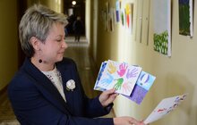 Фото 5: У Львові діти зі СМА створили картини на підтримку Вікторії Полюги: їх можна придбати, щоби врятувати дитину