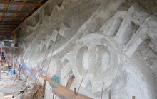 Фото 7: Тривають роботи з відновлення мозаїки «Море і риби»