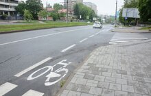 Фото 31: У Львові продовжують облаштовувати велодоріжки: роботи тривають на низці вулиць