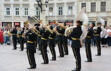 Фото 8: На площі перед Львівської оперою виступив військовий оркестр понтонно-мостового загону