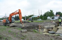 Фото 19: Ремонт вул. Хуторівка: підрядник стелить перший і другий шар асфальтобетону