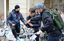 Фото 10: У Львові вперше провели позачергове засідання виконавчого комітету на велосипедах