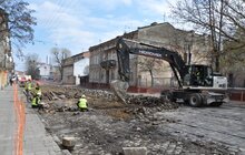 Фото 14: «Плануємо до кінця літа весь об’єм основних робіт завершити», - А.Садовий про ремонт вул Промислової та Б. Хмельницького