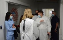 Фото 10: Крістіна Квін ознайомилась з роботою медичного об’єднання невідкладної допомоги у Львові