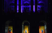 Фото 11: Біля університету ім. І. Франка відбулось медійно-драматичне дійство з нагоди святкування 100-річчя ЗУНР