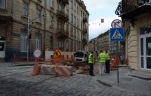 Фото 10: У Львові з червня ремонтують вулиці вздовж трамвайних колій - вул.Котляревського-Нечуя-Левицького, Київську та Русових