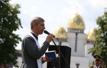 Фото 6: На Сихові з нагоди 30-річчя Незалежності України замайорів національний стяг