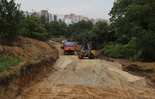 Фото 8: Міський голова оглянув будівництво доріг у районі «Під Голосоком»