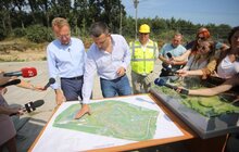 Фото 1: «До кінця року має бути зроблена дамба, має бути очищено озеро інфільтрату», — А. Садовий про рекультивацію полігону ТПВ у Грибовичах