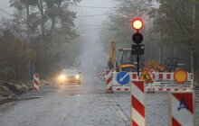 Фото 1: Сьогодні на вул. Личаківській дали змогу проїзду транспорту, однак з організацією реверсивного руху на ділянці від вул. Букової до «Ензиму»