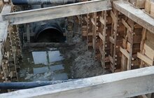Фото 1: На вул. Замарстинівській тривають ремонтні роботи
