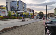 Фото 1: На вул. Шевченка тривають завершальні роботи: через кілька тижнів вулицю повністю відкриють для проїзду