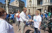 Фото 12: У Львові стартував благодійний велопробіг заради онкохворих дітей — мер міста обіцяв подвоїти суму, яку зберуть під час велопробігу