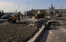 Фото 8: Триває ремонт вул. Чернівецької: на обох частинах вулиці вже постелено перші шари асфальту