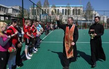 Фото 1: Сихівчани отримали спортивний ігровий мультифункціональний майданчик із штучним покриттям