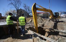 Фото 7: На вул. Шевченка тривають роботи з облаштування квазікільця