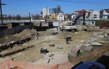 Фото 12: На вул. Шевченка тривають роботи з облаштування квазікільця