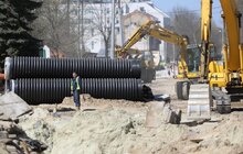 Фото 20: На вул. Шевченка тривають роботи з облаштування квазікільця