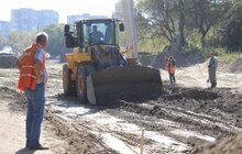 Фото 9: «Місто інвестує великі гроші; мене цікавлять темп і якість», — Андрій Садовий про ремонт вул. Миколайчука