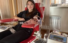 Фото 1: У Львові медичні працівники здали кров для пацієнтів