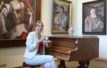 Фото 11: Усі охочі малювали пейзаж «Собор Св. Юра під захід сонця» О. Новаківського на День міста