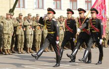 Фото 14: Військова присяга на вірність українському народу в Академії Сагайдачного