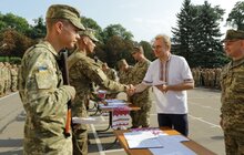 Фото 54: Військова присяга на вірність українському народу в Академії Сагайдачного