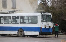 Фото 8: Громадський транспорт Львова дезінфікують