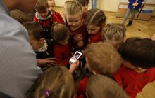 Фото 3: До львівської Ратуші завітали школярі зі «Школи вільних і небайдужих»