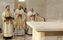Фото 25: Глава УГКЦ Блаженніший Святослав у співслужінні з єпископами Синоду УГКЦ освятив унікальний храм Софії-Премудрості Божої
