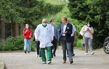 Фото 5: Мер Львова поспілкувався з працівниками 8-ї міської лікарні