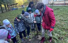 Фото 3: В межах Тижня сталої енергії дошкільнята Львова садили дерева
